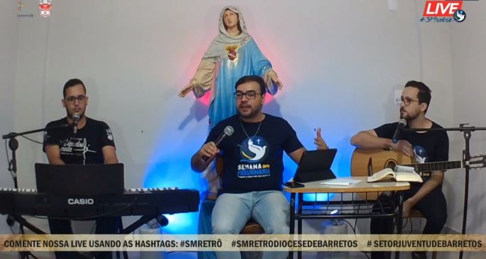 Foto | Live do Setor Juventude recorda a Semana Missionária 2019