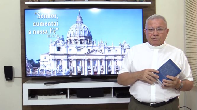 Foto | Diácono Lombardi produz vídeo de formação sobre o Catecismo da Igreja Católica