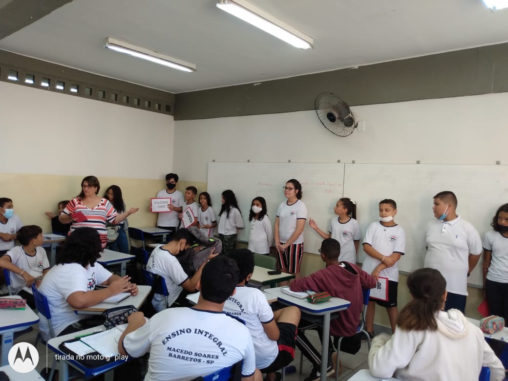 Em sintonia com a Campanha da Fraternidade 2022 alunos/catequizandos realizam trabalho de evangelização em escola de Barretos