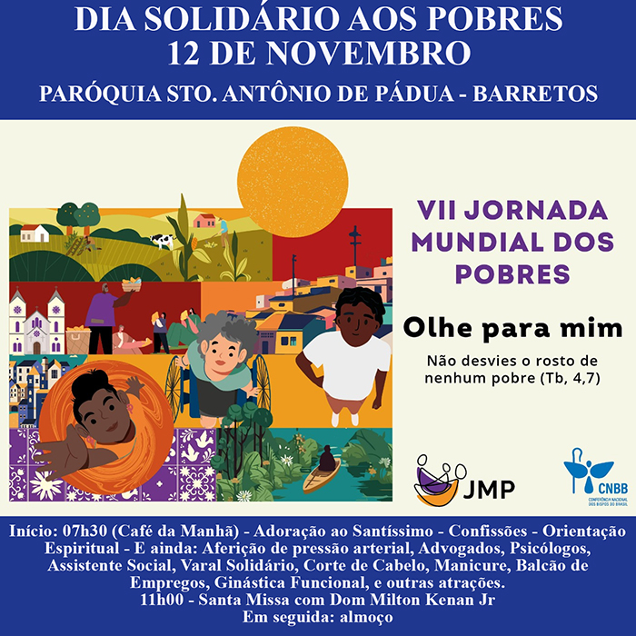 Foto | Barretos terá um Dia Solidário aos Pobres no dia 12 de novembro