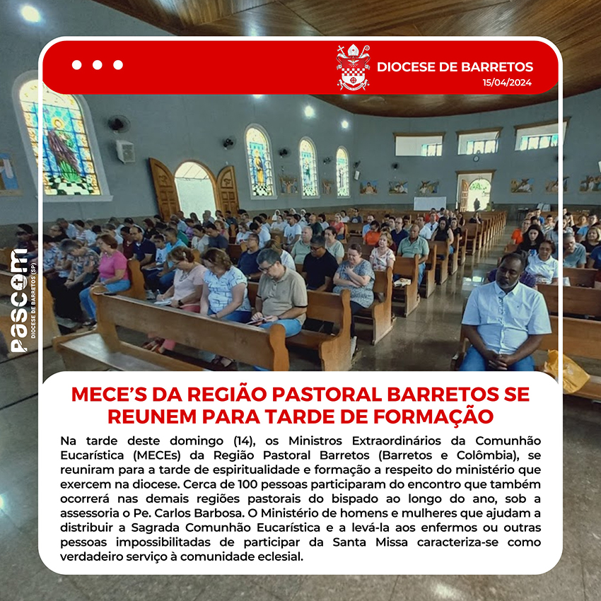 Foto | MECEs das Regiões Pastorais recebem formação