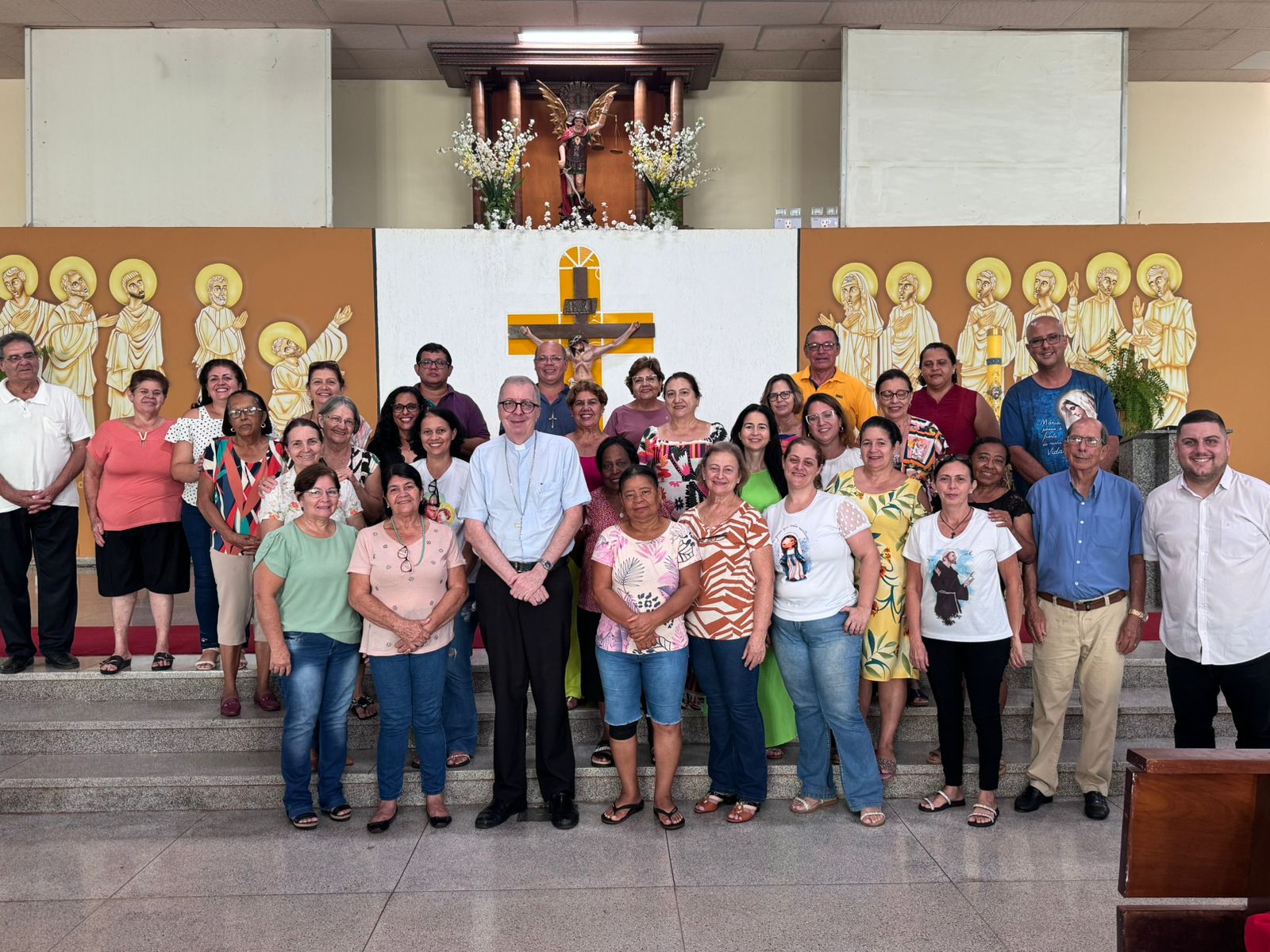 Foto | Dom Milton realizou Visita Pastoral em Miguelópolis