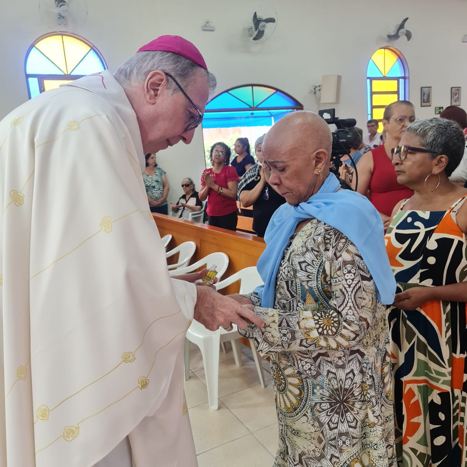 Dom Milton celebra o dia mundial dos enfermos na Capela Madre Paulina em Barretos - SP