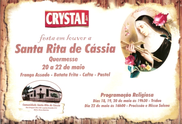 Festividades em louvor a Santa Rita em Barretos