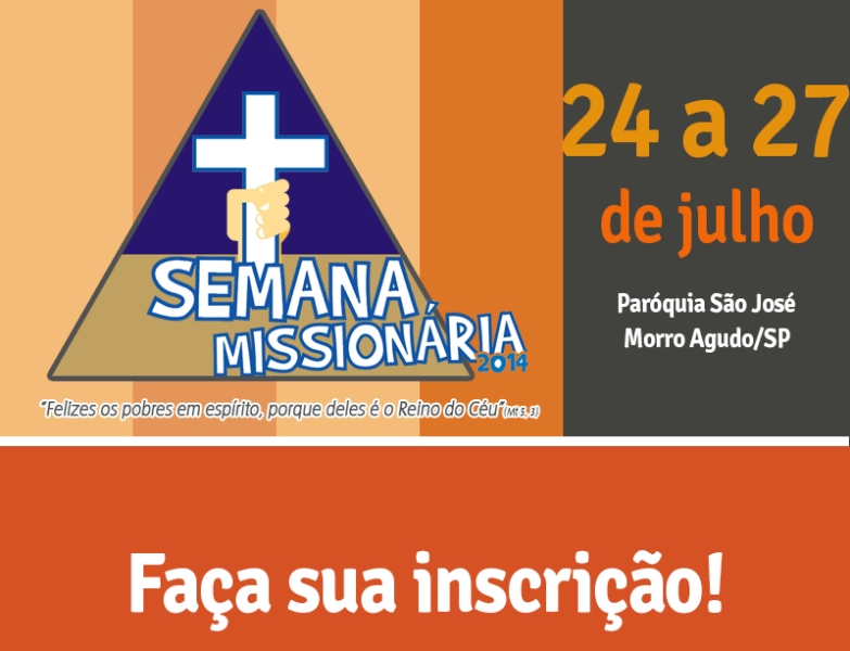 Inscrições abertas para a 2ª Semana Missionária da Juventude