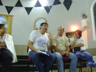 REUNIÃO COM OS MISSIONÁRIOS DA FUTURA PARÓQUIA SANTO ANTONIO DE PÁDUA EM BARRETOS