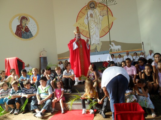 BISPO PRESIDE MISSA DE RAMOS EM JABORANDI