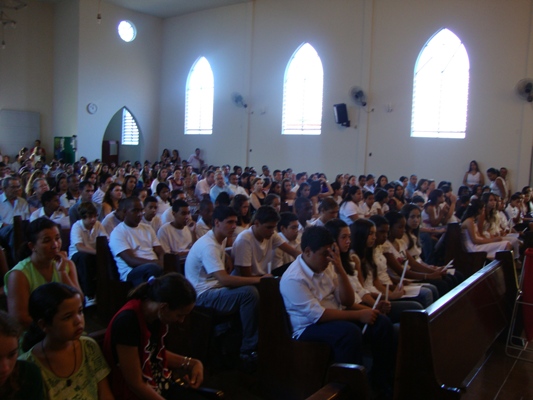 1ª EUCARISTIA NA PARÓQUIA SANTA ANA E SÃO JOAQUIM