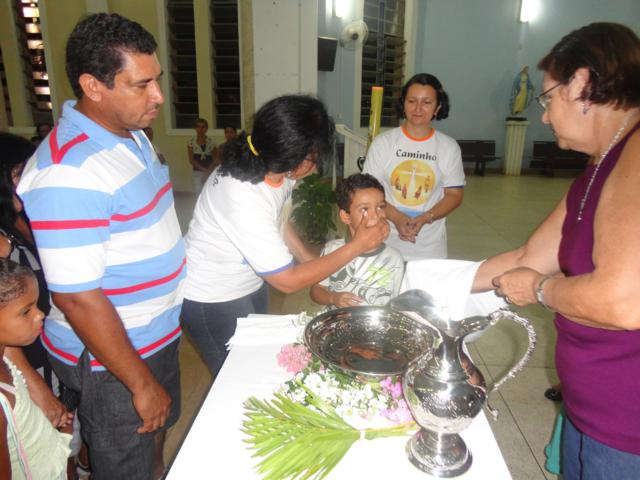 Catequizandos de Guaraci participam da Celebração da Água