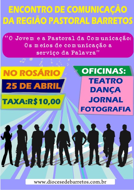 ENCONTRO DE COMUNICAÇÃO PARA A REGIÃO PASTORAL BARRETOS OFERECE OFICINAS