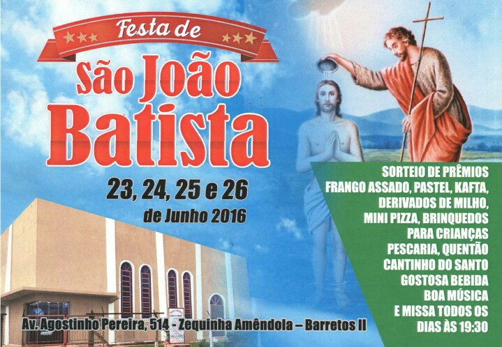Foto | Missa de São João em Barretos será presidida por Dom Milton Kenan Júnior