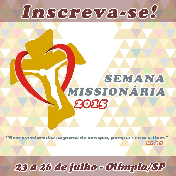 Estão abertas as inscrições para a 3ª Semana Missionária da Juventude