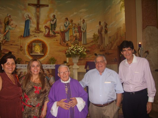 PADRE ANDRE DA PARÓQUIA DO ROSÁRIO CELEBROU 90 ANOS DE VIDA