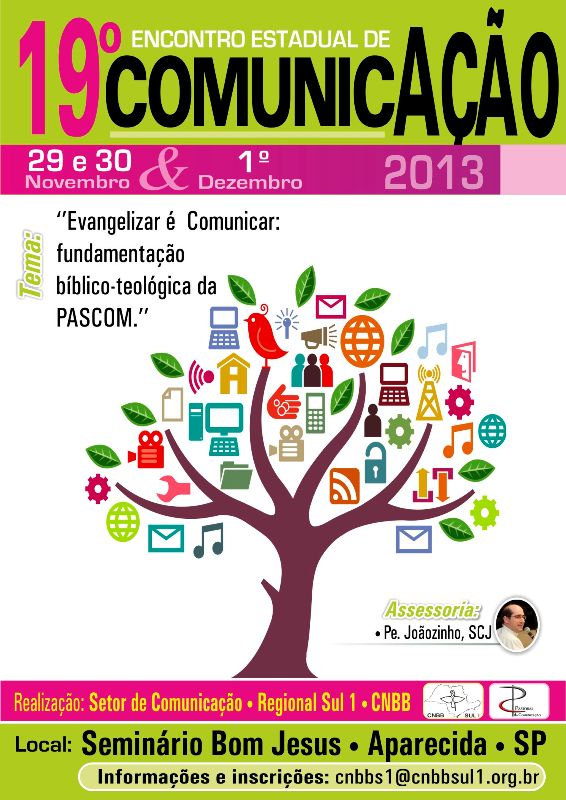 19º Encontro Estadual de Comunicação será em Aparecida