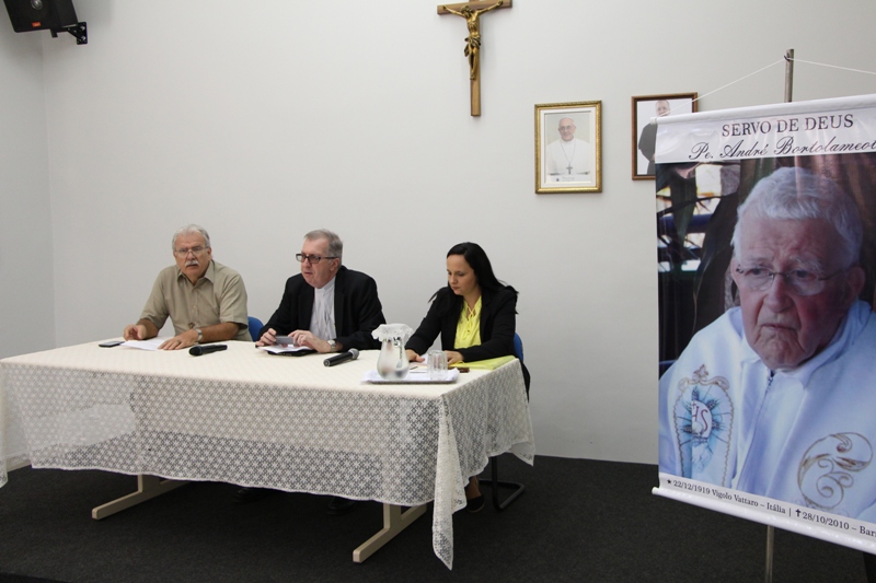 Sessão de Abertura do processo de Canonização do Pe. André Bortolameotti será na quinta-feira